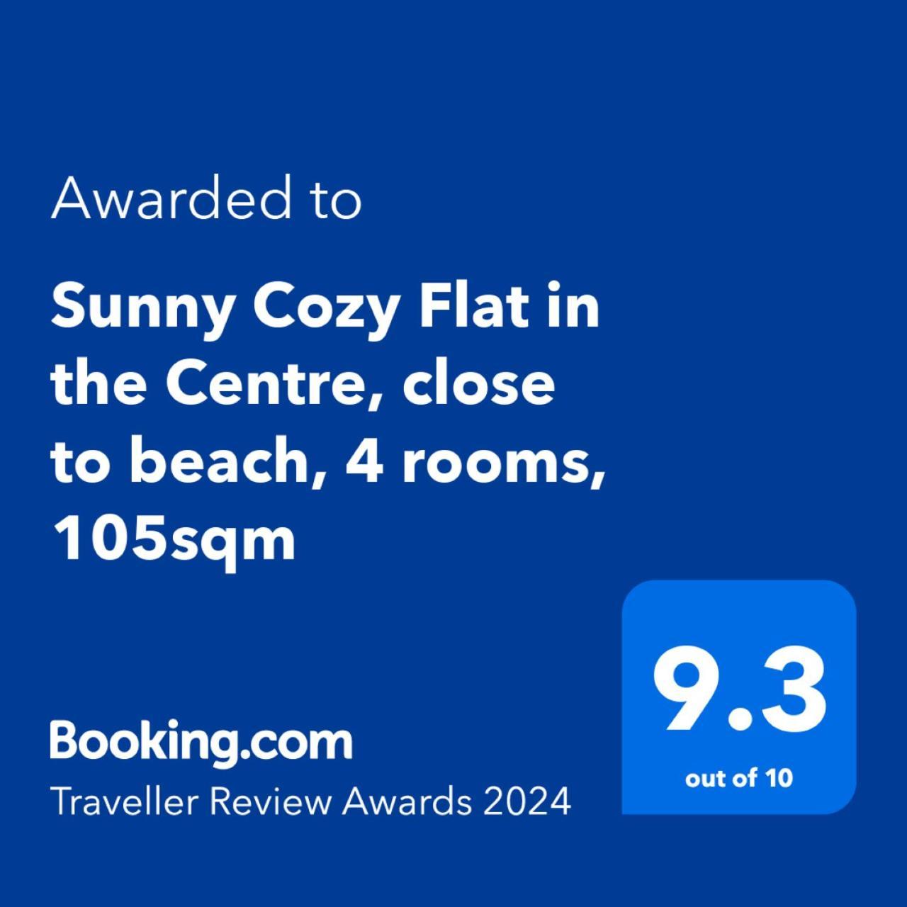 Sunny Cozy Flat In The Centre, Close To Beach, 4 Rooms, 105Sqm Βάρνα Εξωτερικό φωτογραφία
